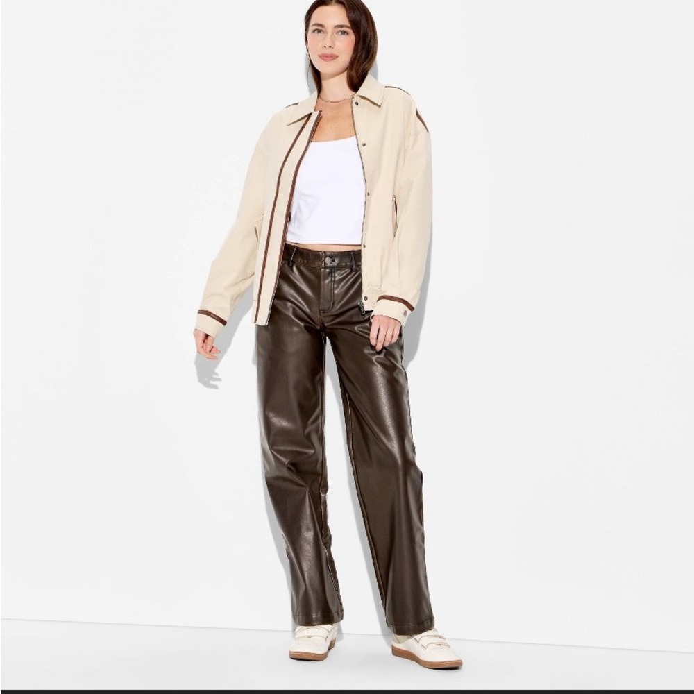 💕NEW💕 Brown Faux Leather Pants